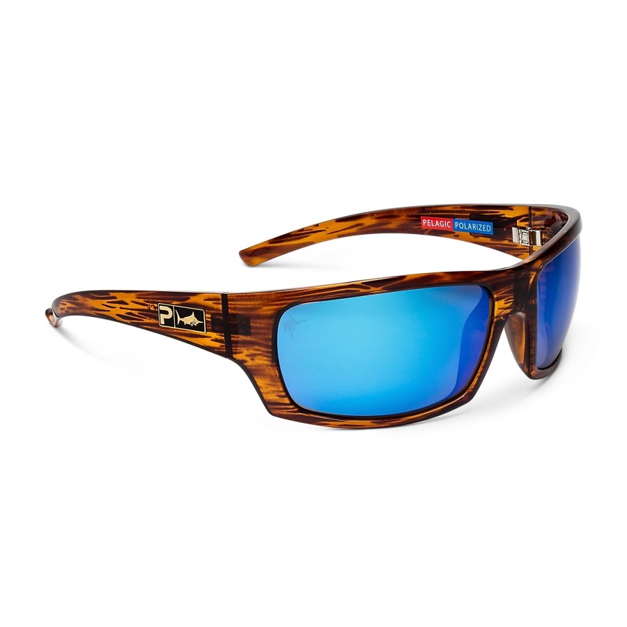 Pelagic Men's Fishing Sunglasses Hook - Polarized Mineral Glass